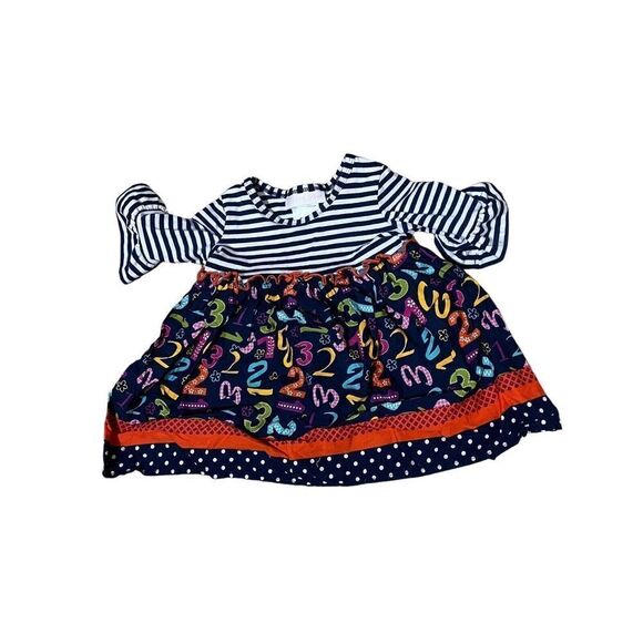 Bonnie Baby Numbers Cute Baby Dress - Picture 1 of 6